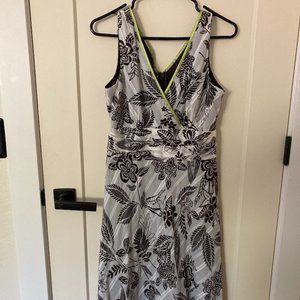 Sleeveless, Ruched-waist midi dress
